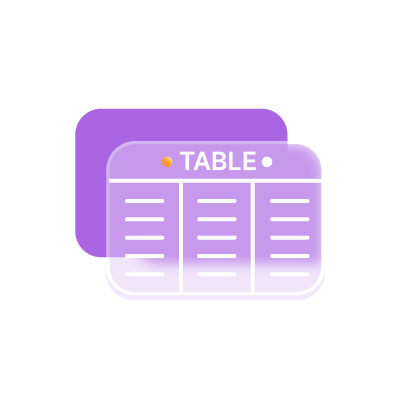 Table icon.