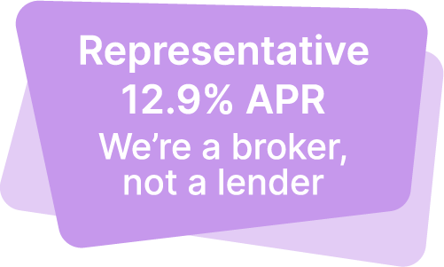 Representative 12.9% APR. We are a broker, not a lender.